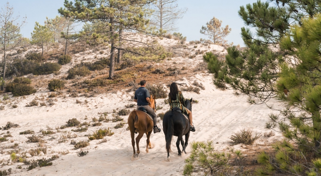 Cavalos na Areia Comporta