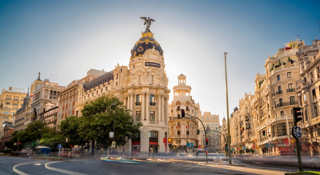 Gran Via - Madrid, Spain